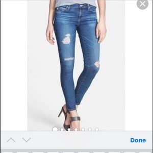 AG The Stilt CigaretteLeg light wash